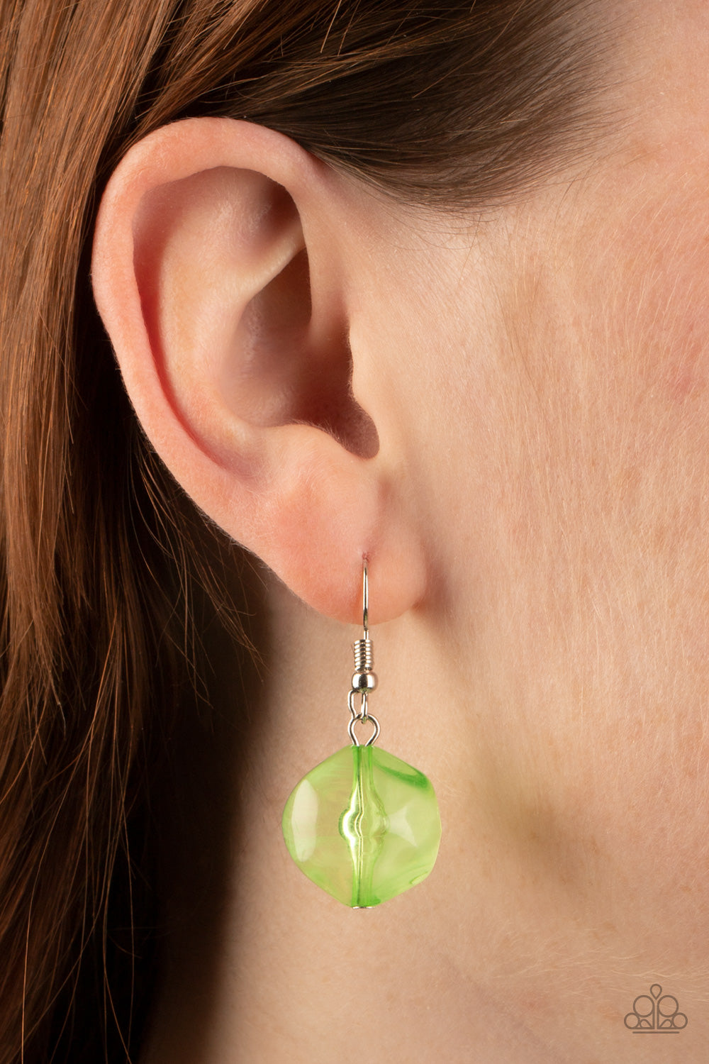 Paparazzi ♥ Island Ice - Green ♥ Necklace