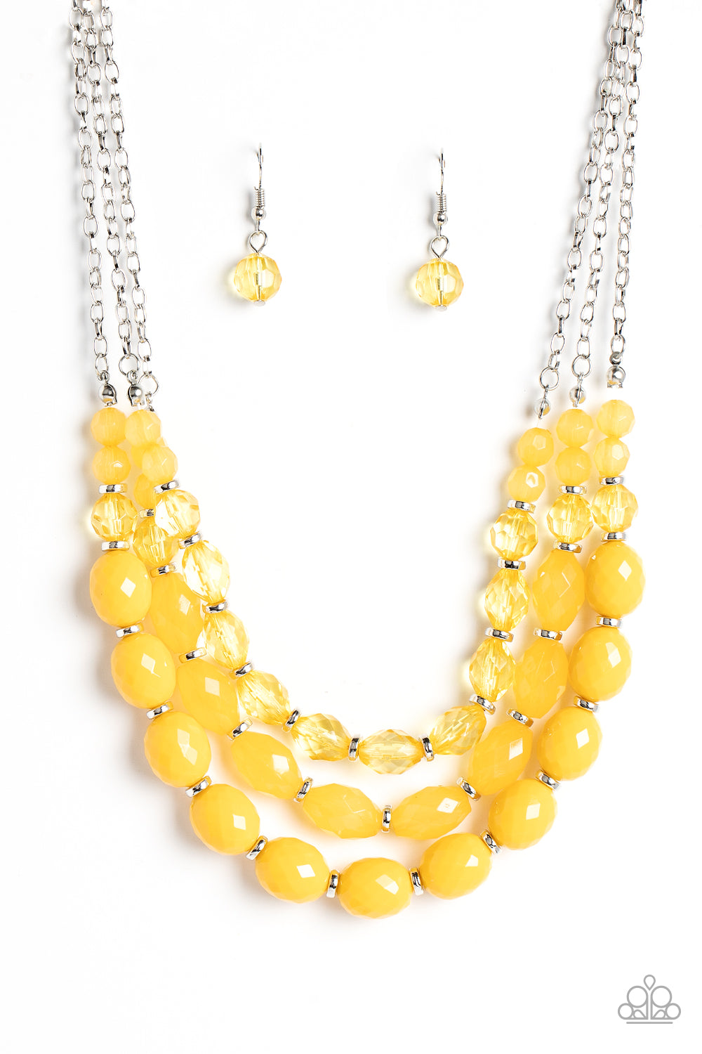 Paparazzi ♥ Tropical Hideaway - Yellow ♥ Necklace – LisaAbercrombie