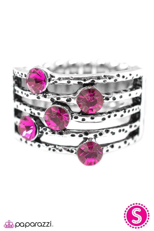 Paparazzi ♥ Offbeat - Pink ♥ Ring