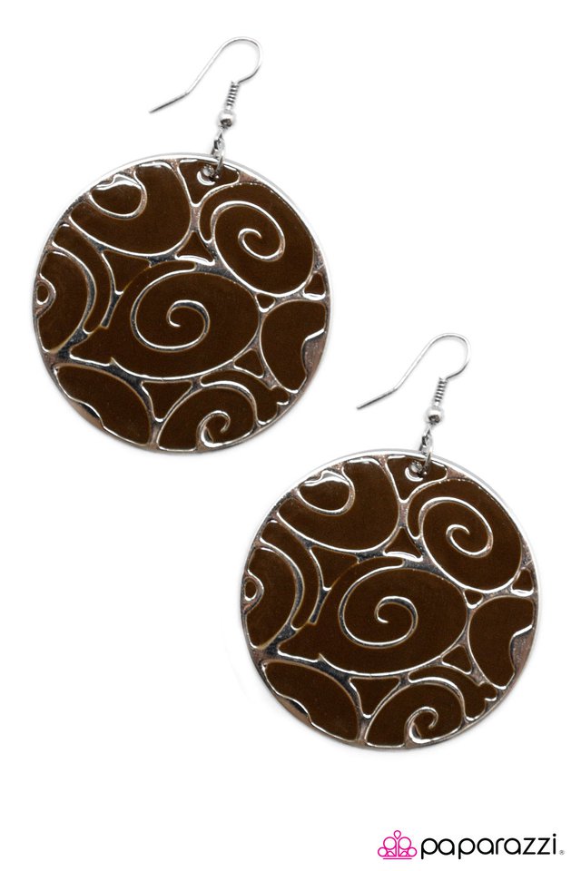 Paparazzi ♥ A Dizzy Spell - Brown ♥ Earrings