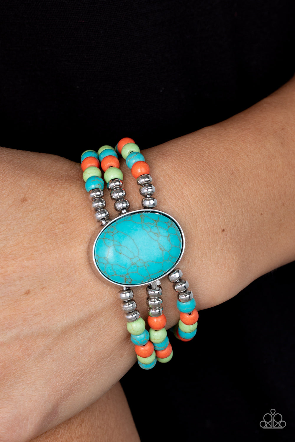 Paparazzi ♥ Stone Pools - Multi ♥ Bracelet