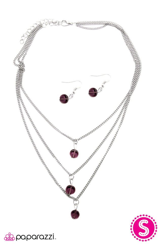 Paparazzi ♥ Never Forget - Purple ♥ Necklace