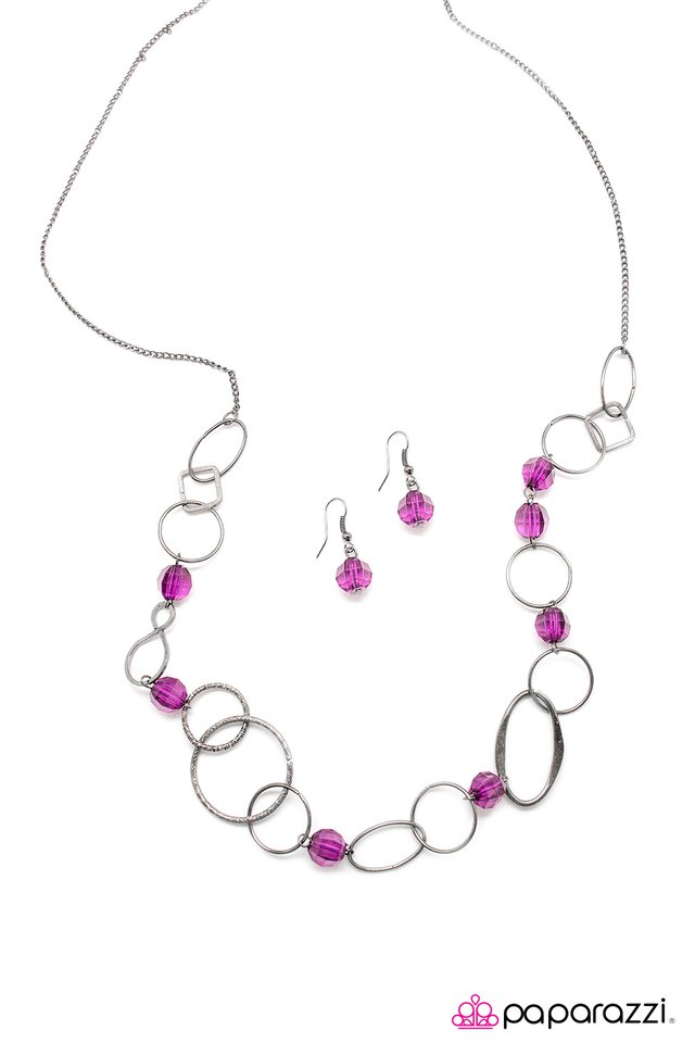 Paparazzi ♥ Today Is A New Day - Purple ♥ Necklace