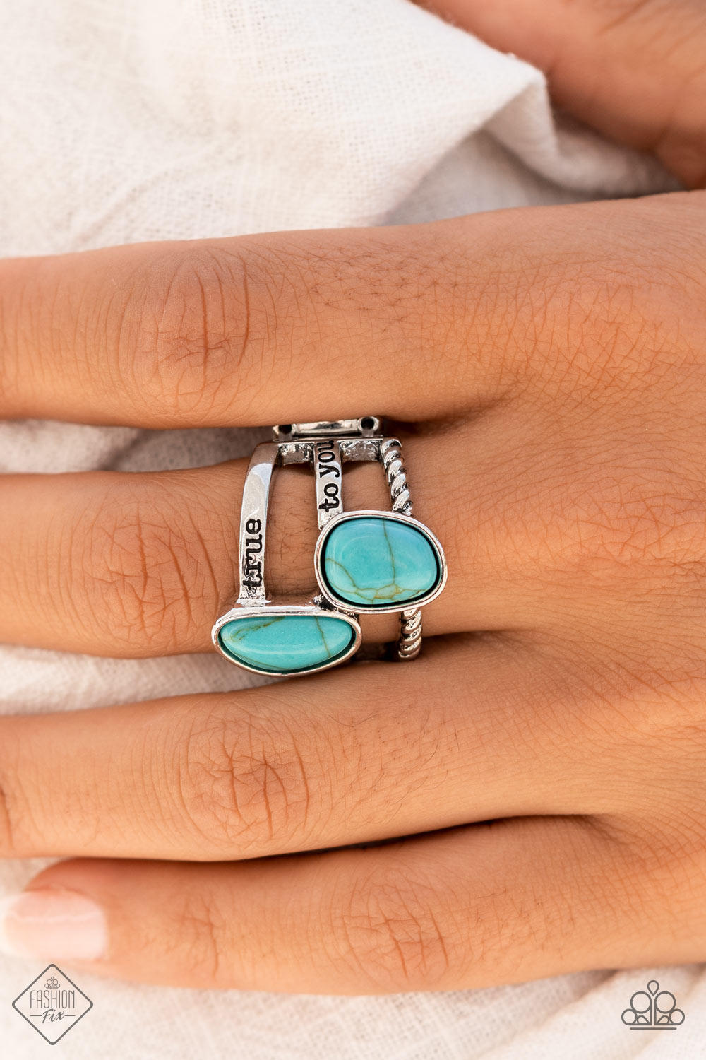 Paparazzi ♥ True to You - Blue ♥ Ring