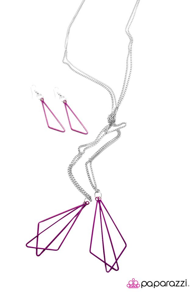 Paparazzi ♥ Shape of Things to Come - Purple ♥ Necklace