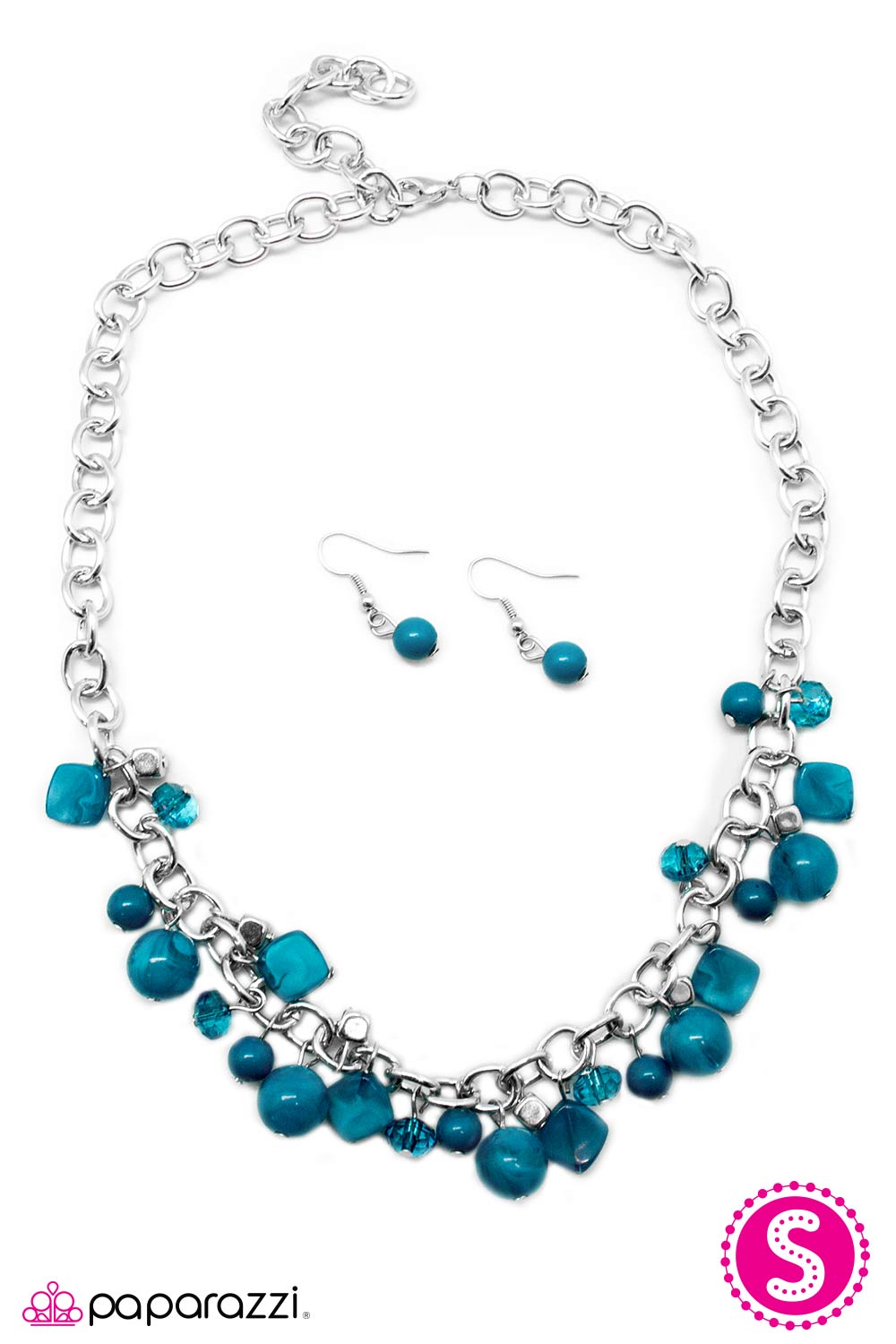 Paparazzi ♥ Catch 22 - Blue Necklace ♥ Necklace