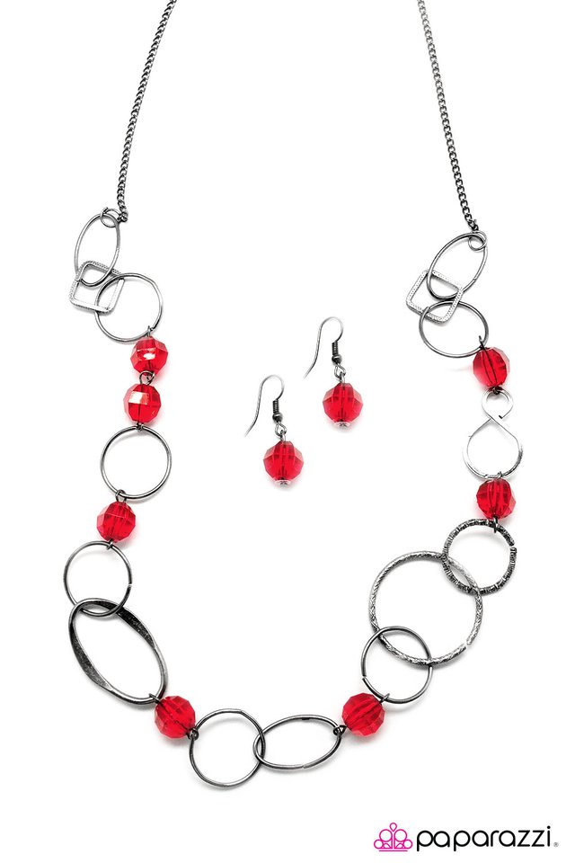 Paparazzi ♥ Today Is A New Day - Red ♥ Necklace