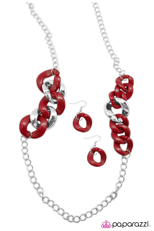 Paparazzi ♥ Bond Girl - Red ♥ Necklace