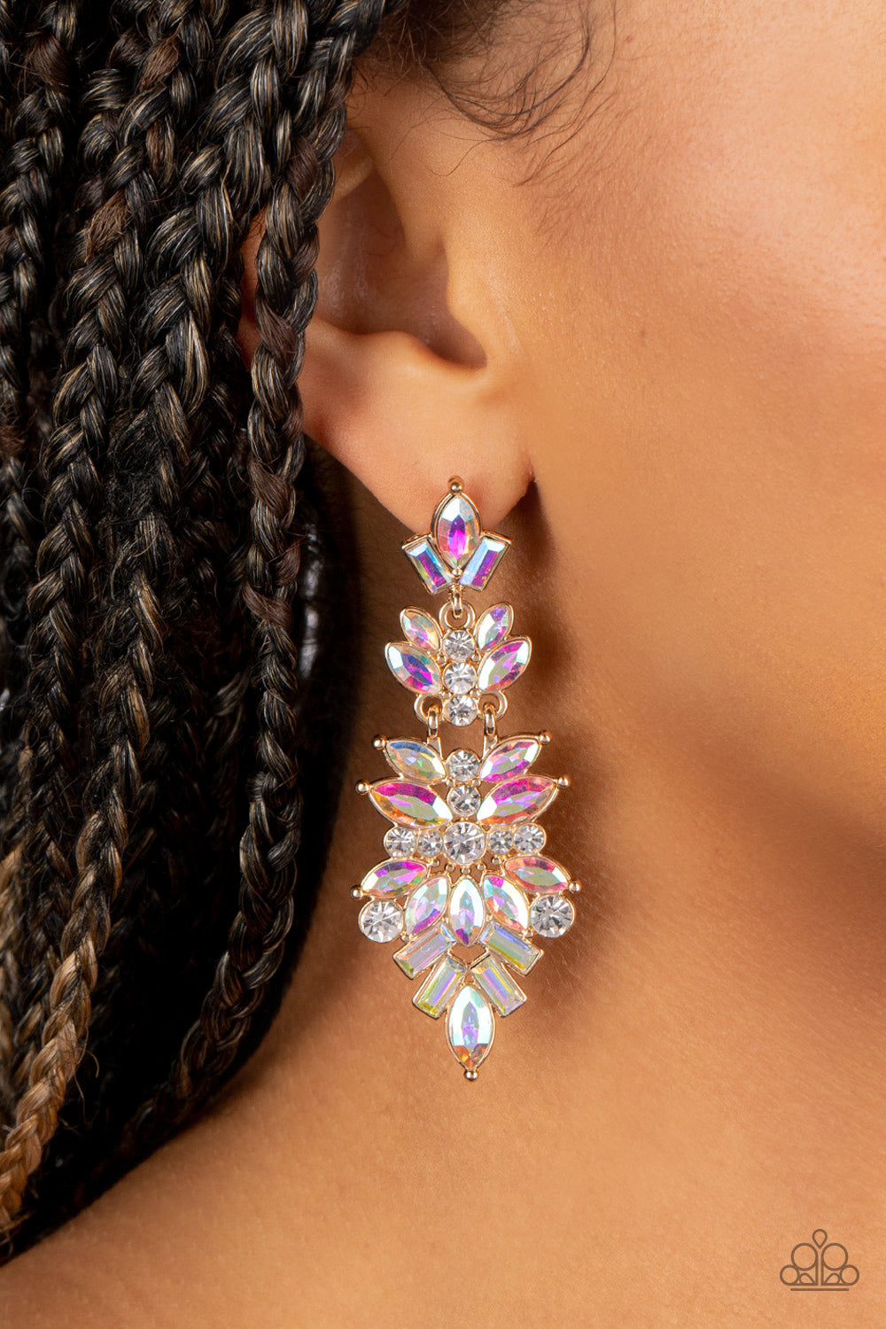 Paparazzi ♥ Frozen Fairytale - Multi ♥ Post Earrings