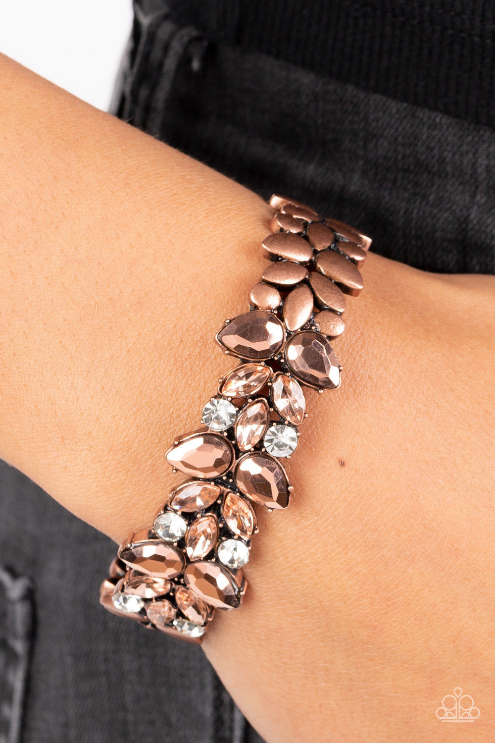Paparazzi ♥ Glacial Gleam - Copper ♥ Bracelet