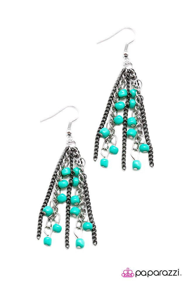 Paparazzi ♥ Out Of This World - Blue ♥ Earrings