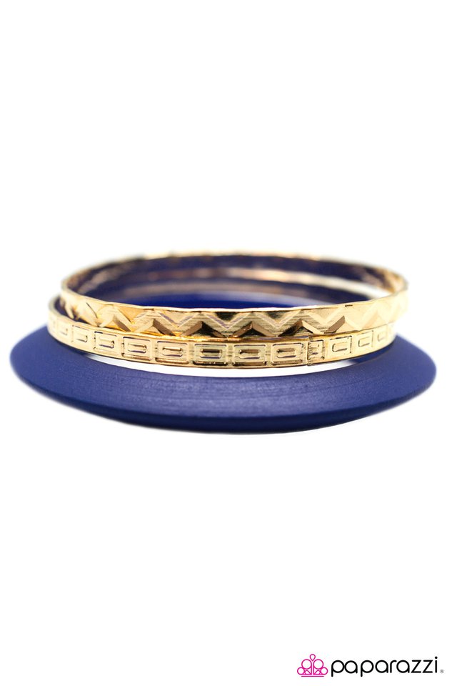 Paparazzi ♥ Egyptian Elegance - Blue ♥ Bracelet