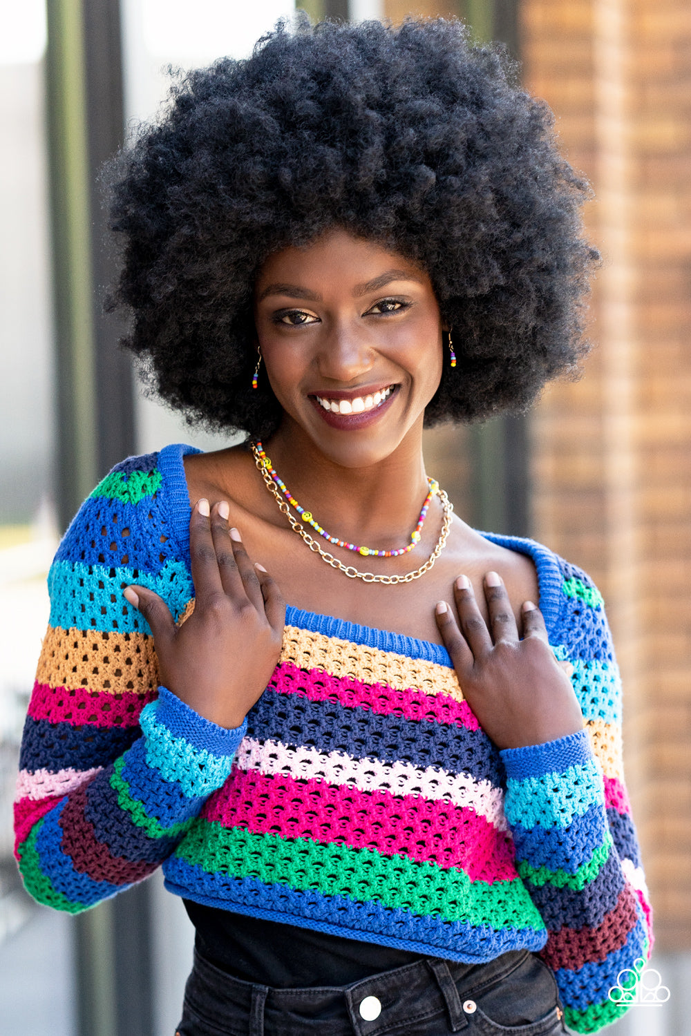 Paparazzi ♥ Happy Looks Good on You - Multi ♥ Necklace