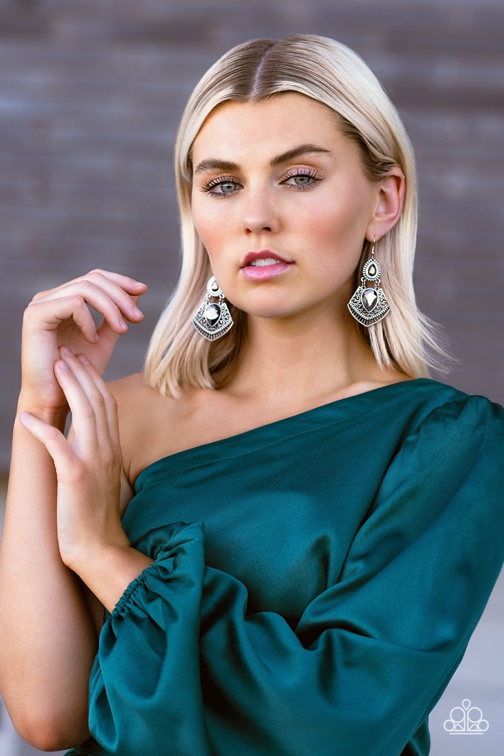 Paparazzi ♥ Royal Remix - Silver ♥ Earrings