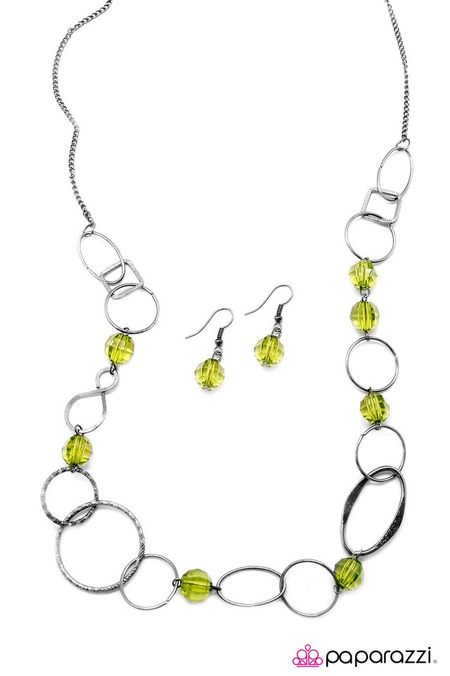 Paparazzi ♥ Today Is A New Day - Green ♥ Necklace