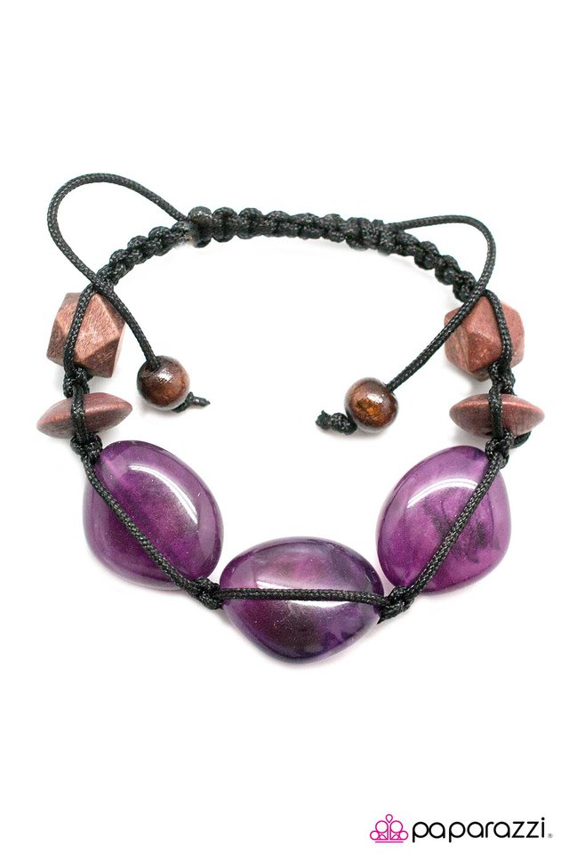Paparazzi ♥ Smoothing Things Over - Purple ♥ Bracelet