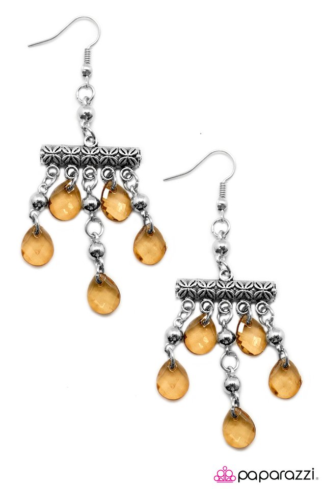 Paparazzi ♥ Take The Lead - Brown ♥ Earrings