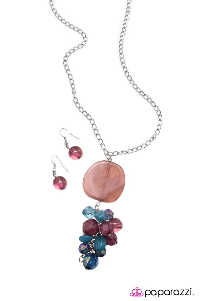 Paparazzi ♥ All Aglow - Multi ♥ Necklace