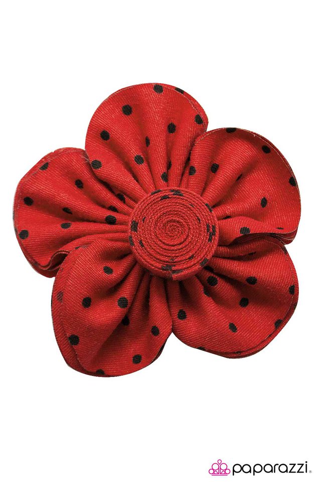 Paparazzi ♥ Spot On - Red ♥ Hair Clip
