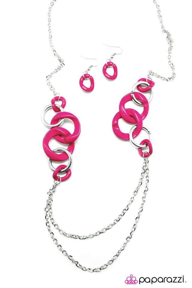 Paparazzi ♥ Making Dreams Come True - Pink ♥ Necklace