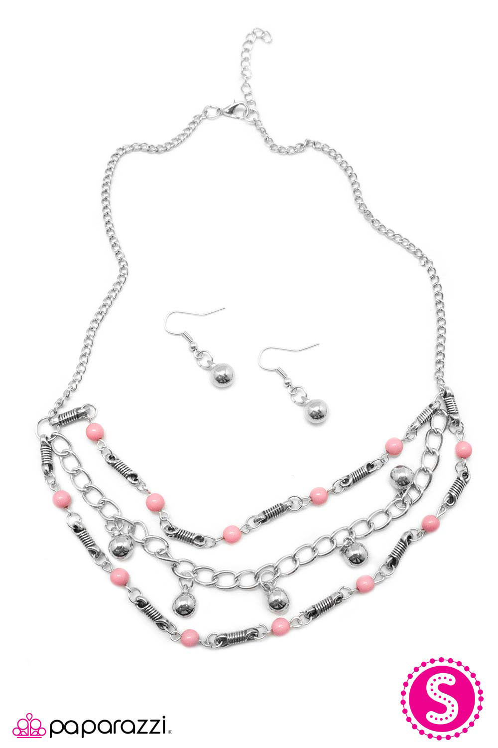 Paparazzi ♥ Only the Finest - Pink ♥ Necklace