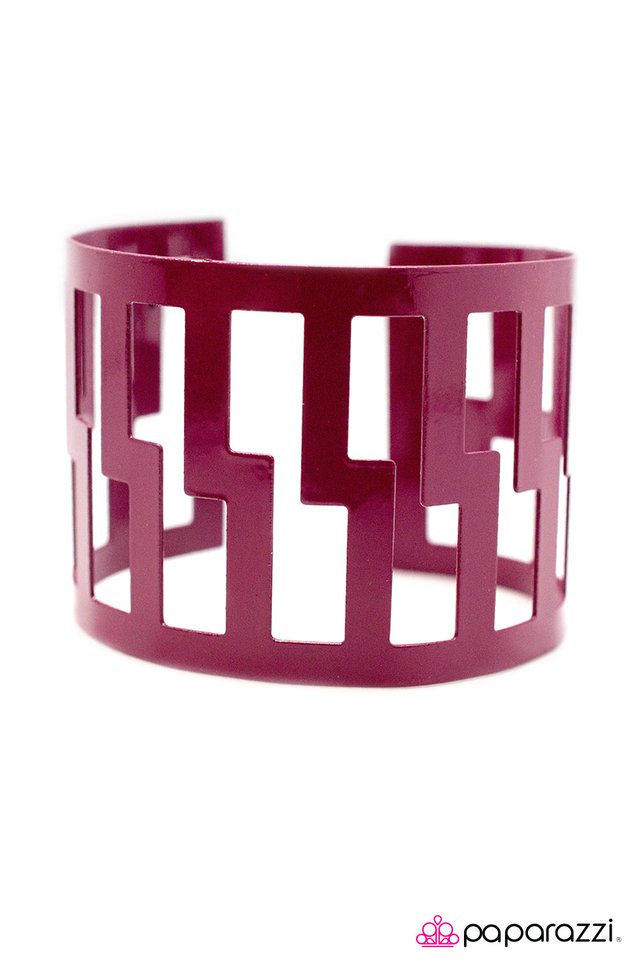 Paparazzi ♥ The Tetris Effect - Pink ♥ Bracelet