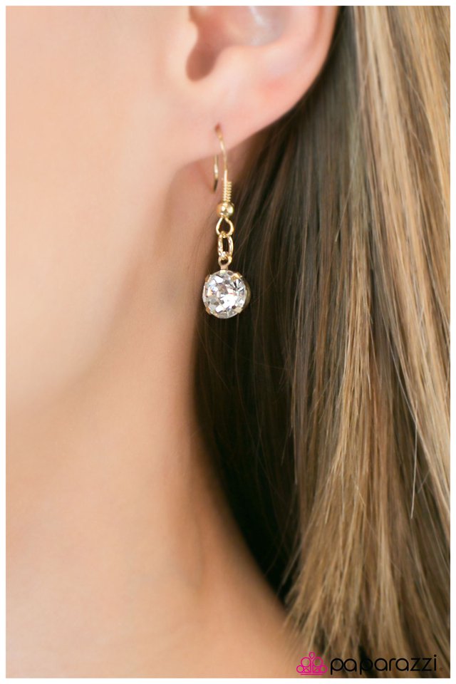 Paparazzi ♥ What A Gem - Gold ♥ Necklace