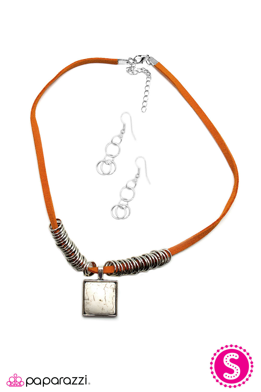 Paparazzi ♥ Southbound - Orange ♥ Necklace