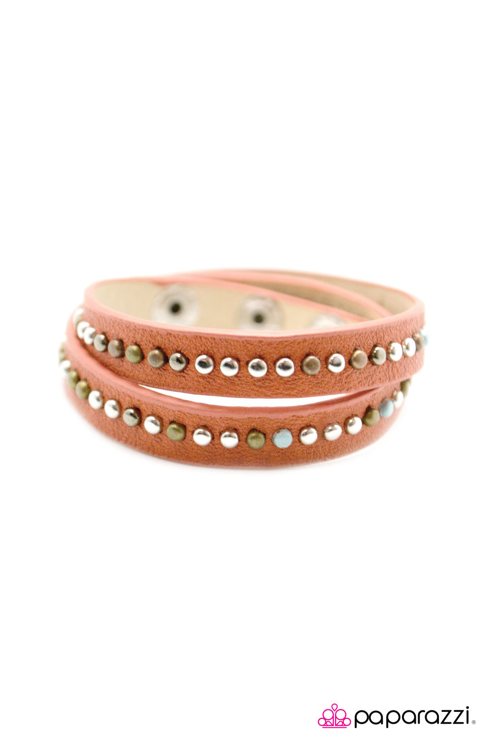 Paparazzi ♥ Cowgirl Up - Orange ♥ Bracelet