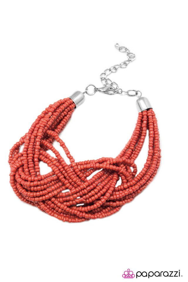 Paparazzi ♥ Another Round Of Applause - Orange ♥ Bracelet