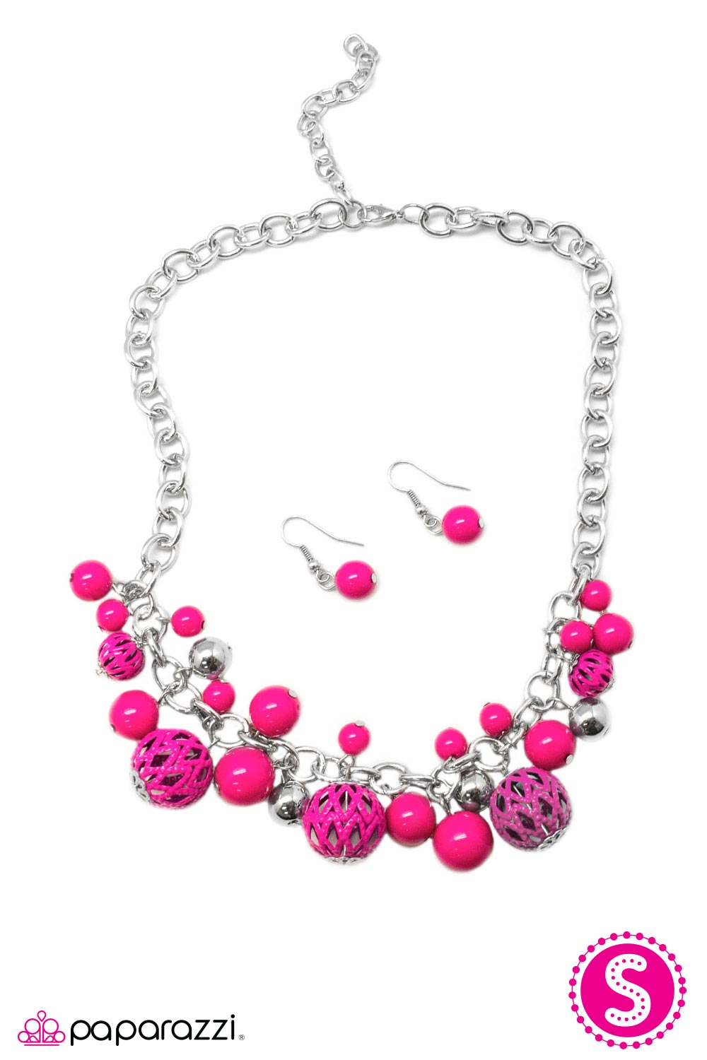 Paparazzi ♥ The Louvre - Pink ♥ Necklace