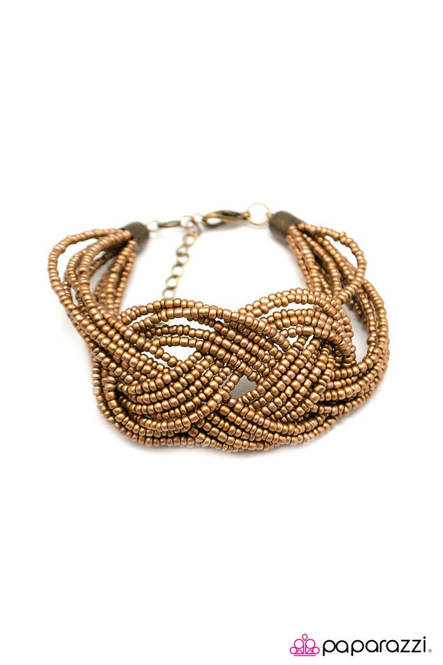 Paparazzi ♥ Another Round Of Applause - Brass ♥ Bracelet