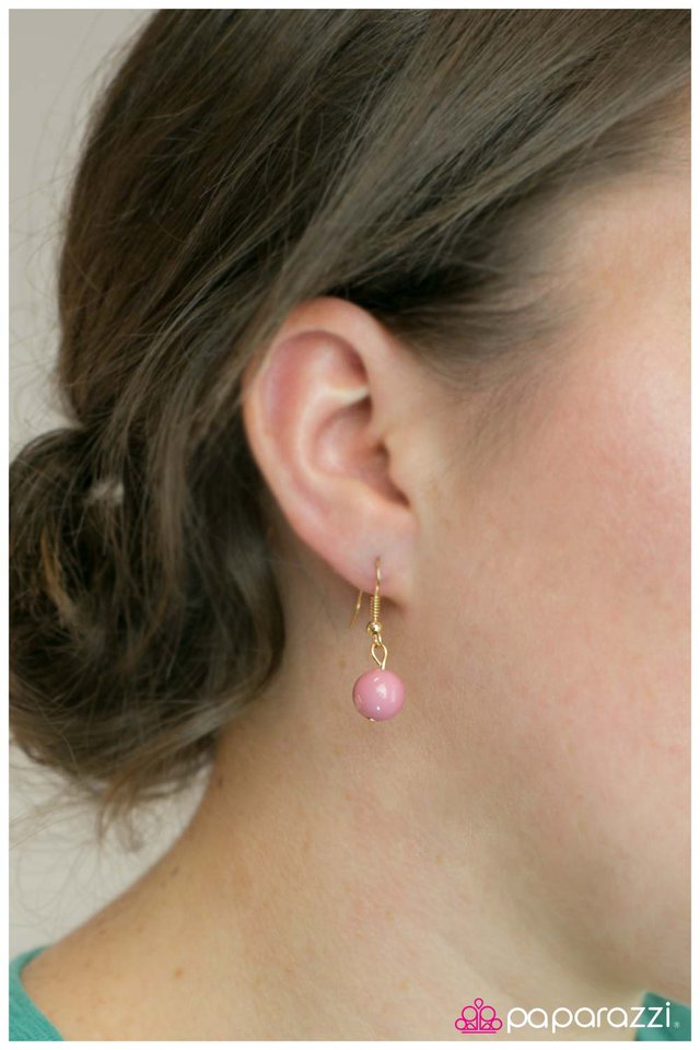 Paparazzi ♥ Divine Grace - Pink ♥ Necklace