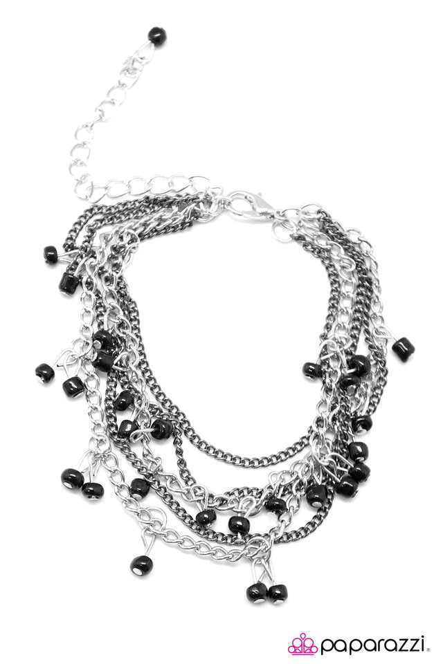 Paparazzi ♥ Road Trip - Black ♥ Bracelet