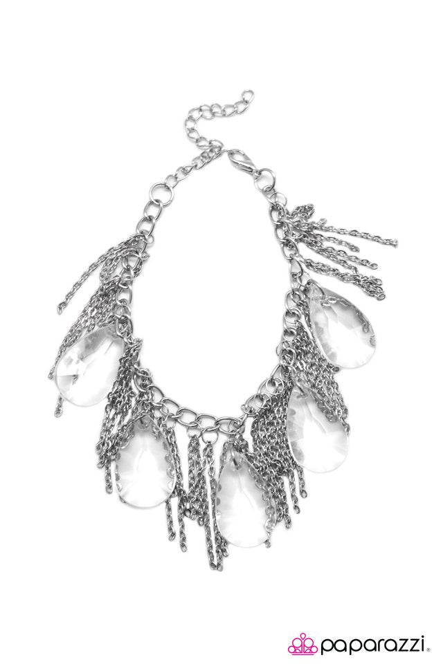 Paparazzi ♥ Battle Royale - White ♥ Bracelet