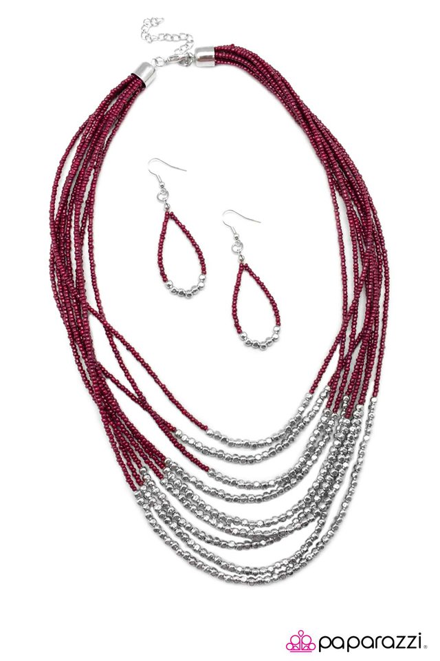 Paparazzi ♥ Time To Tango - Pink ♥ Necklace
