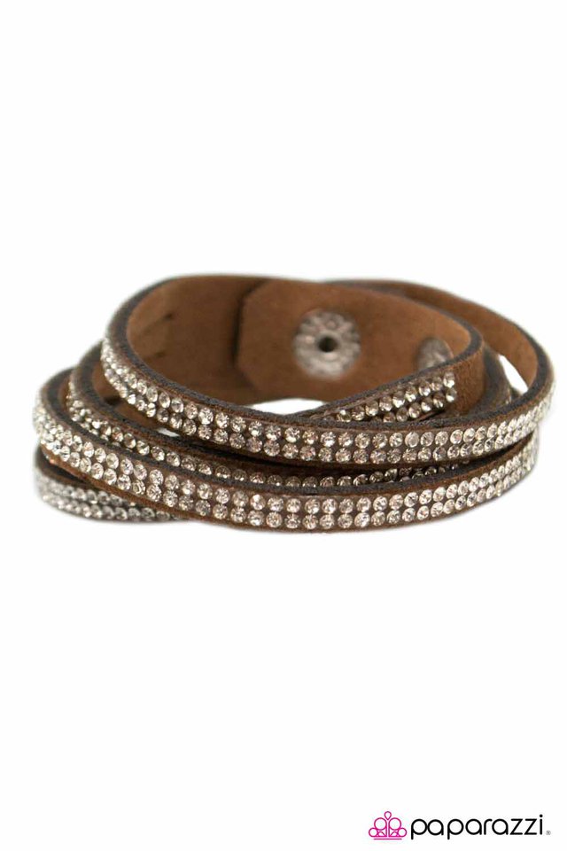 Paparazzi ♥ The WRAP Nae Nae - Brown ♥ Bracelet