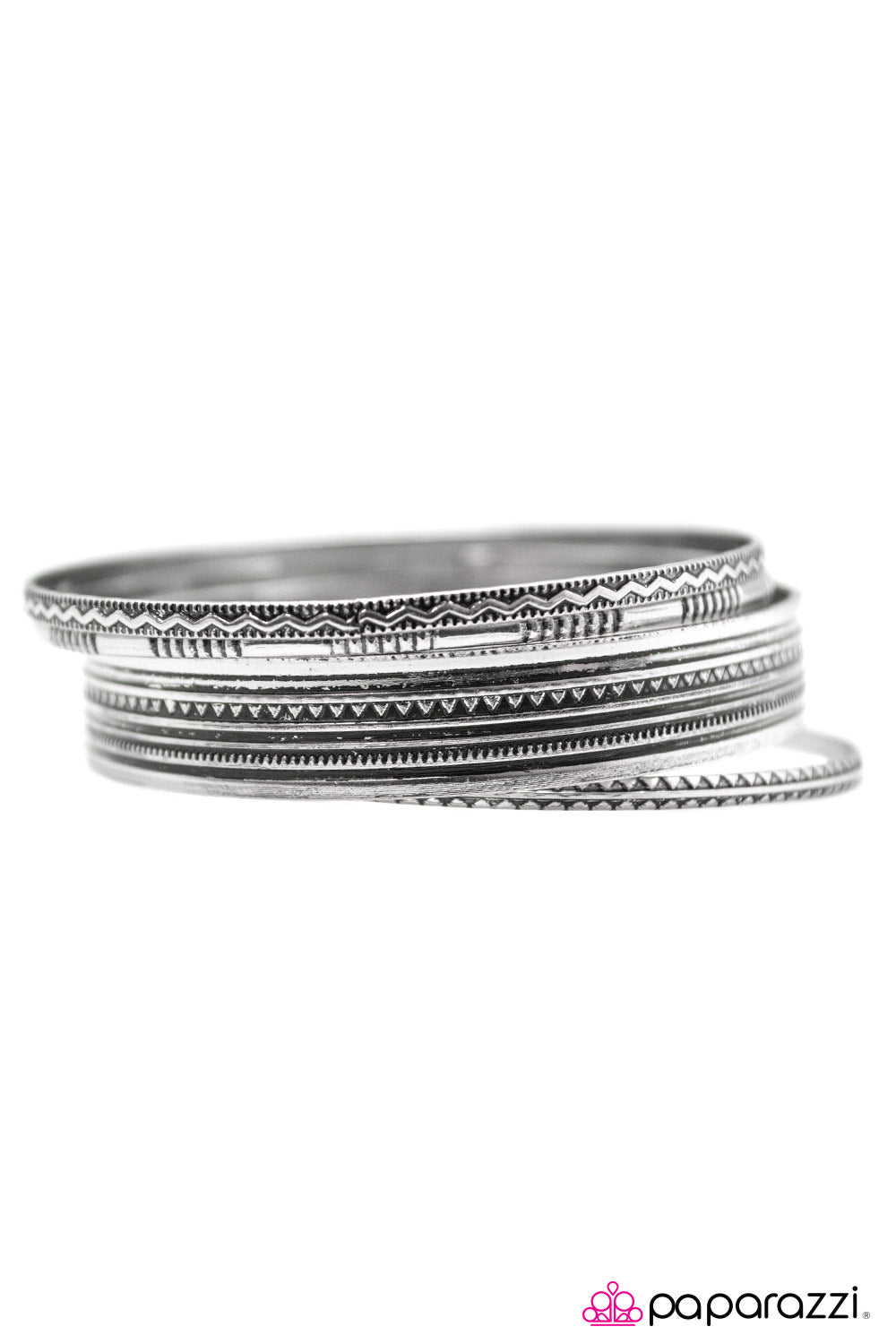 Paparazzi ♥ Desert Cobra - Silver ♥ Bracelet