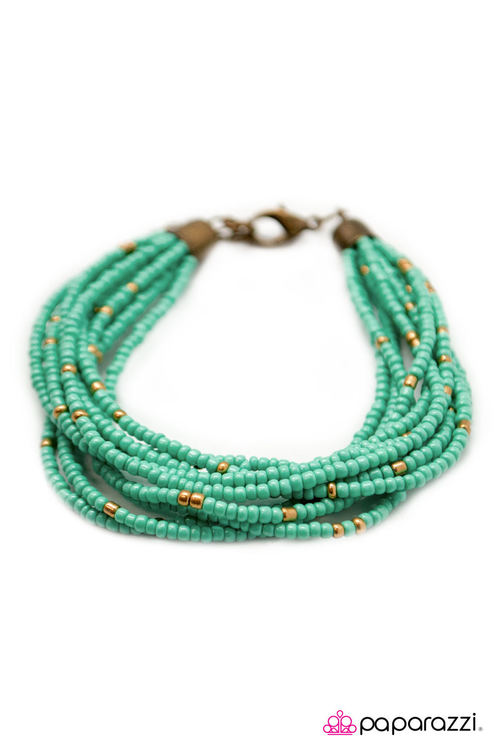 Paparazzi ♥ Off The BEADen Path - Blue ♥ Bracelet