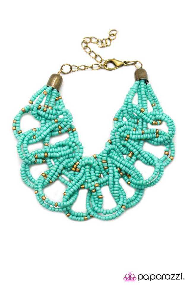 Paparazzi ♥ Im KNOT Over You - Blue ♥ Bracelet