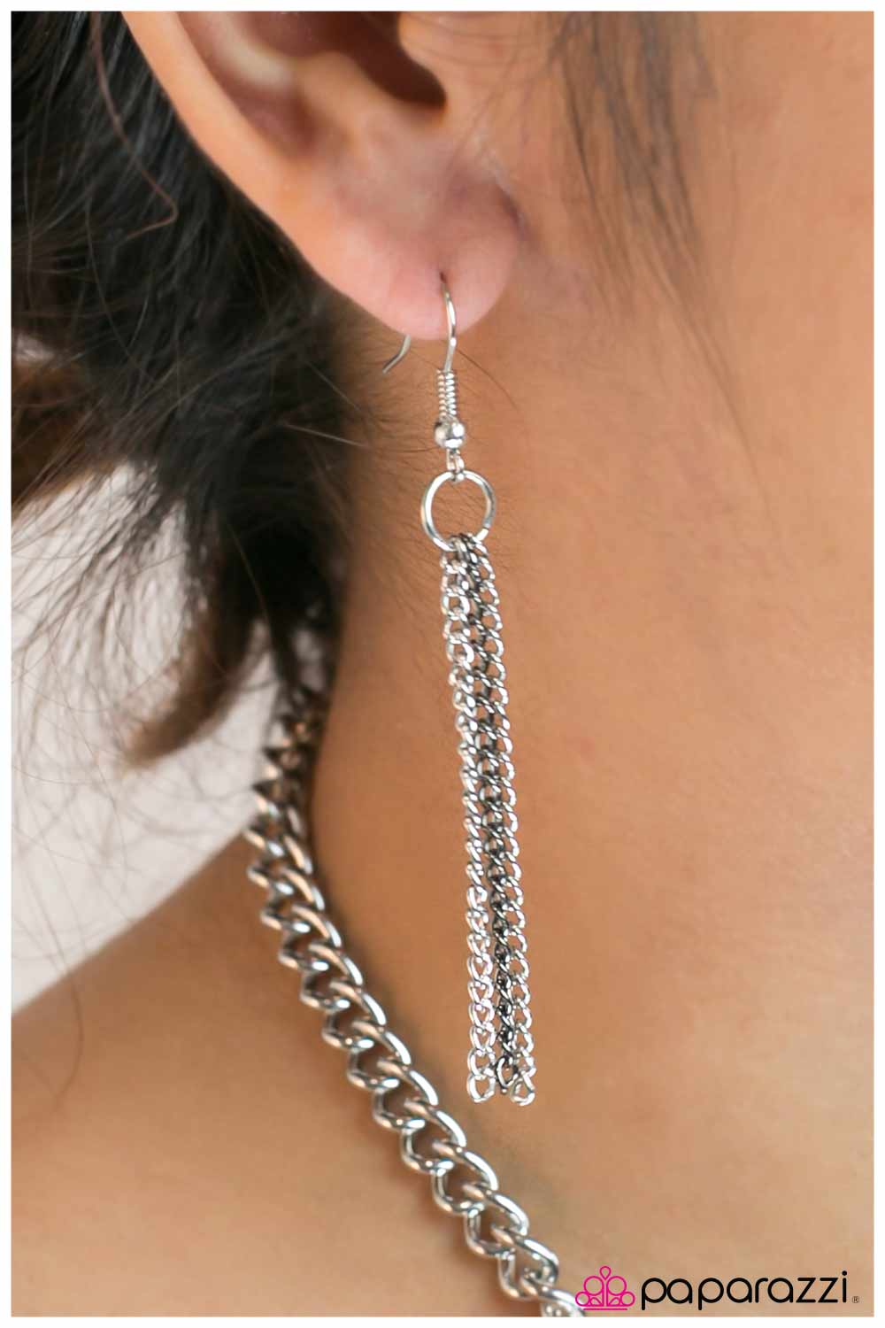 Paparazzi ♥ Urban Fringe - Silver ♥ Necklace