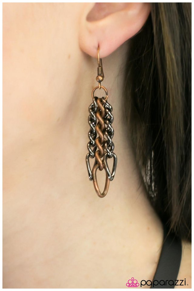 Paparazzi ♥ Wildcat - Copper ♥ Necklace