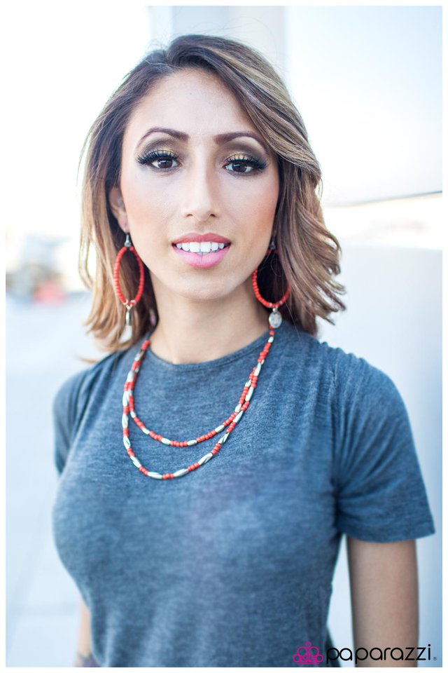 Paparazzi ♥ Luck Of The Irish - Orange ♥ Earrings