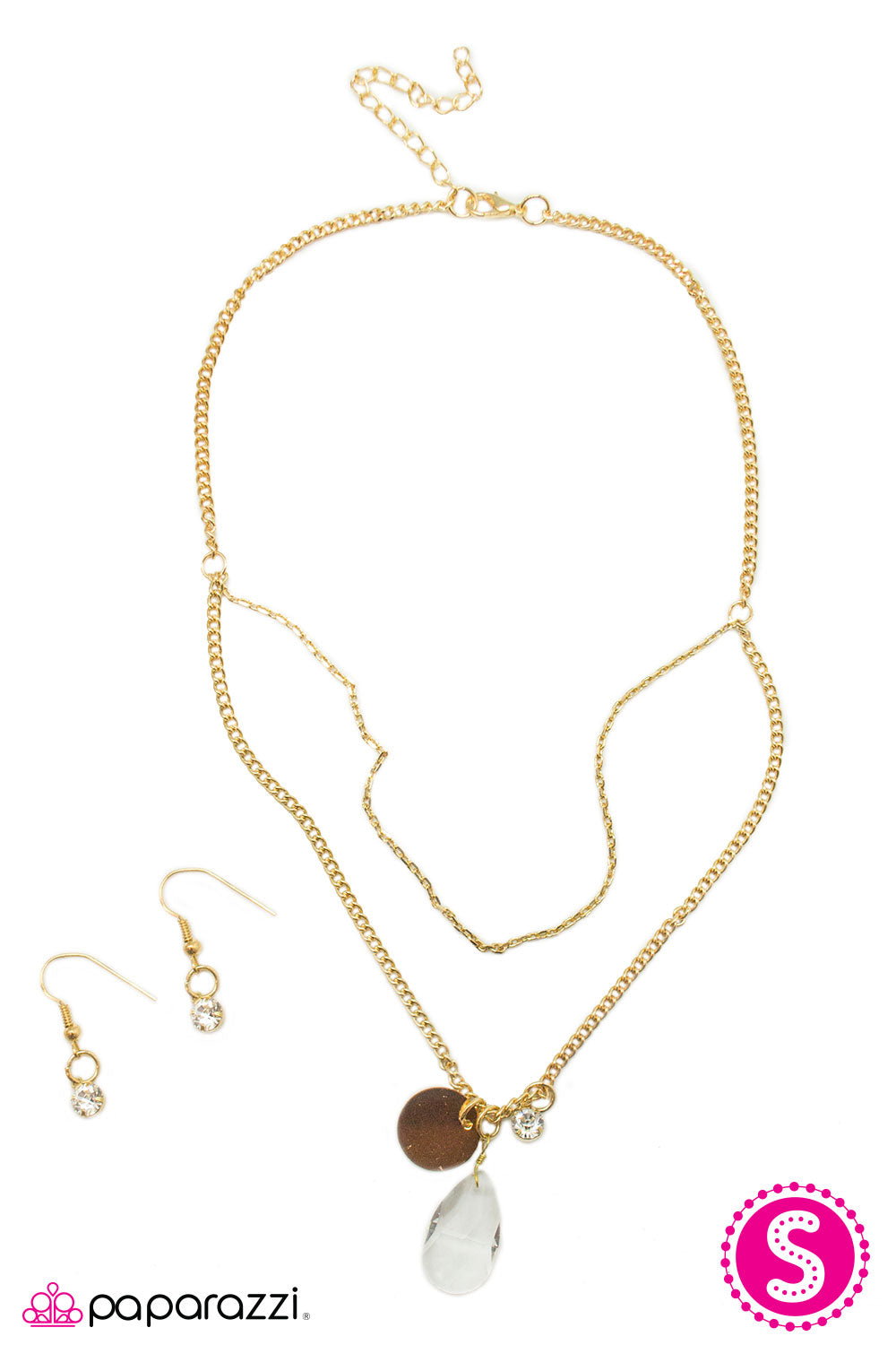 Paparazzi ♥ Viva Las Vegas - Gold ♥ Necklace