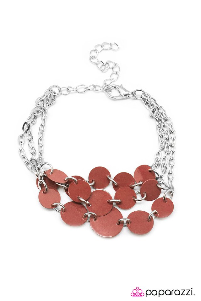 Paparazzi ♥ Disco Fever - Red ♥ Bracelet