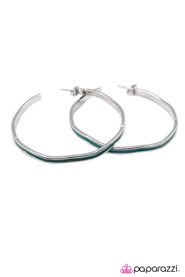 Paparazzi ♥ Hoop-Dee-Doo - Blue ♥ Earrings