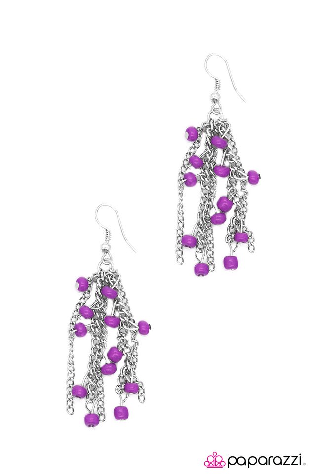 Paparazzi ♥ Out Of This World - Purple ♥ Earrings