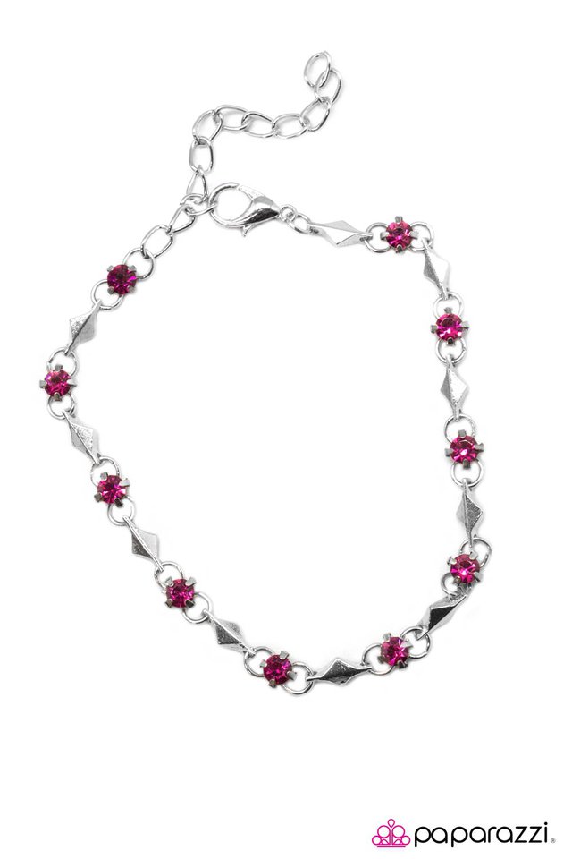 Paparazzi ♥ Sparkle and Shine - Pink ♥ Bracelet