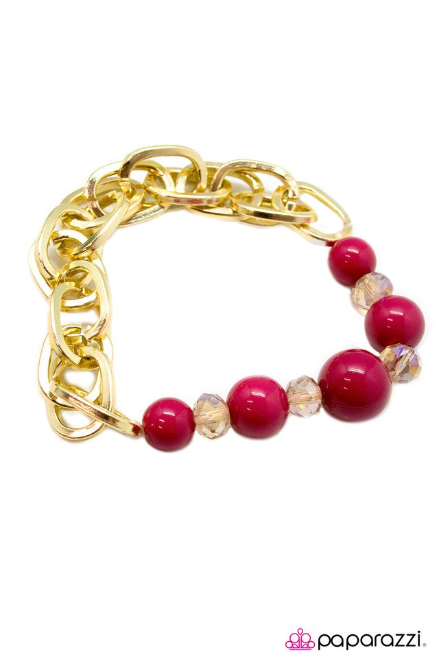 Paparazzi ♥ Better Luck Next Time - Pink ♥ Bracelet