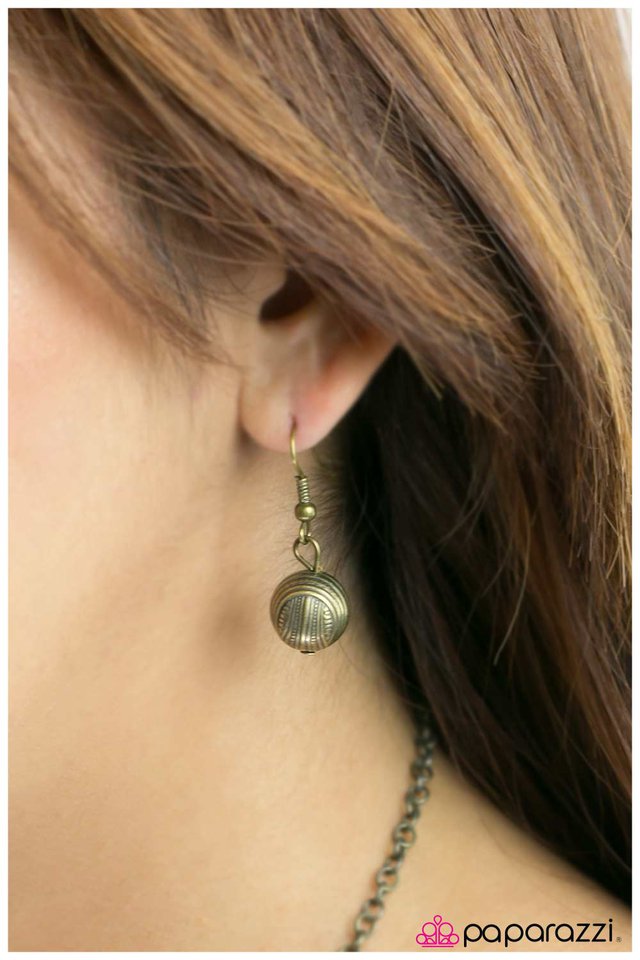 Paparazzi ♥ Native Art - Brass ♥ Necklace